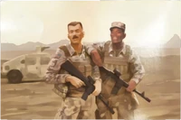 DavidcomPhilBTS.png (979 kB) Foto de David no seus tempos de exército com seu melhor amigo falecido, Phil.
