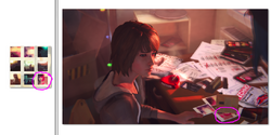 Life Is Strange #3 Cover B Game Art