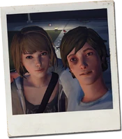 Max with Warren at the End of the World party.