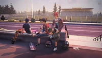 Justin and his friends ("Chrysalis")