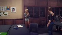 Taylor taking photos of Dana ("Out of Time")