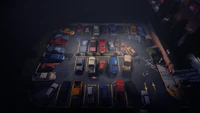 The parking lot in episode 4