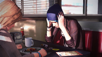 Max and Chloe in Diner