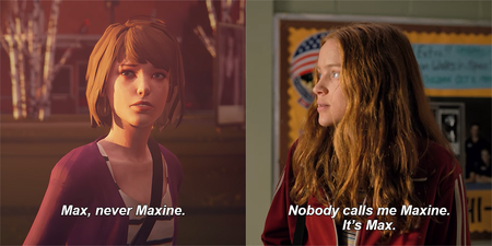 The iconic phrases both girls use when they insist on being called Max.