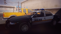 Police car belonging to Officer Berry in Episode 3.