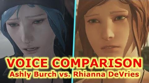 Chloe Price Voice comparison Life is Strange Before the Storm NEW VOICE