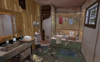 Abandoned forest house - Bathroom (UNLIT for the 3D team).