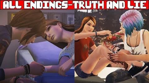 LIFE IS STRANGE BEFORE THE STORM Episode 3 ALL Endings - Ending + Secret Ending (Truth Lie)