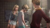 Taylor and Victoria hassling Kate ("Out of Time")
