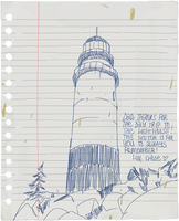 Рисунок маяка Хлои.