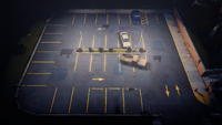The parking lot in episode 3