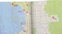 Arcadia Bay's map as seen in Life Is Strange