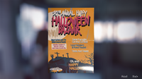 Diner-halloween flyer