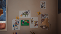 Chris' Room - Drawing Wall