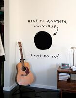 Dan Golden's hole to another universe's wall sticker