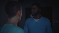 Joey as Sean asks him to help him escape. ("Faith" - determinant)