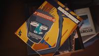 One of Sean's old art books ("Wastelands").