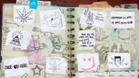 Complete graffiti page for Episode 2 (first options).