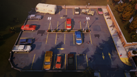 The parking lot in episode 1