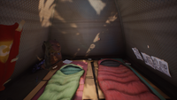 Drifters' Camp - Sean and Daniel's Tent
