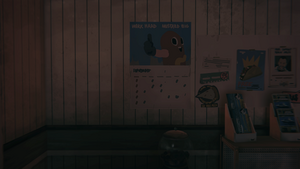 Hawt Dawg Man calendar in Life is Strange.