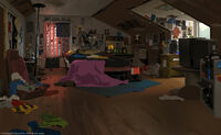 Chloe's house: room.