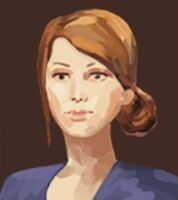 Juliet's profile picture on the Drama Lab Computer.
