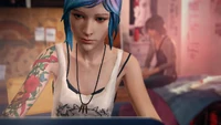 In-game character model of Chloe Price donning the necklace