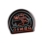 Two Whales Neon Glow-In-Dark Pin ($10.99)