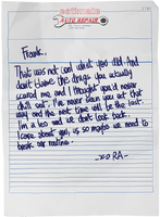 Letter from Rachel to Frank #2.