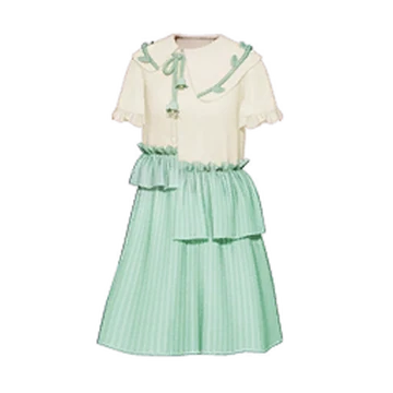 green emerald velvet dress CUTEGAL Apricot Sleeveless Drop Waist Maxi Dress main image 1