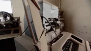 The office equipment left behind.
