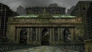 Aftermath of the collapse.