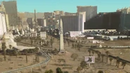 Las Vegas after 50 years without people.
