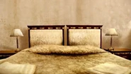 The luxurious bed molds.