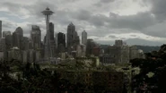 Seattle Skyline in 200 years after people.