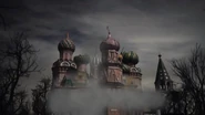 The cathedral collapses.
