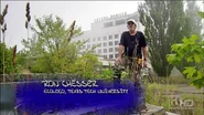 Ron Chesser standing in the central square of Pripyat.