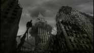 Animated GIF of Chrysler Building collapsing.