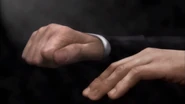 The hands of Vladimir Lenin.