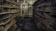 Concept art of the inside of a grocery store.