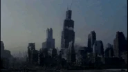 GIF of the Sears Tower collapse.