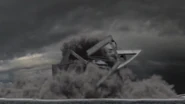 The structure falls apart.