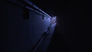 An eerie tunnel.