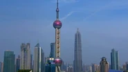 The Oriental Pearl Tower in the time of humans.