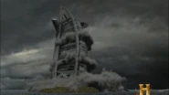 Animated GIF of the Burj Al Arab collapse.