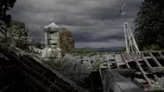 The roof is deteriorating.