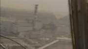 The Chernobyl Nuclear Power Plant during the Chernobyl disaster.