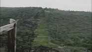 The aftermath of its collapse.