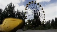The abandoned Pripyat amusement park.